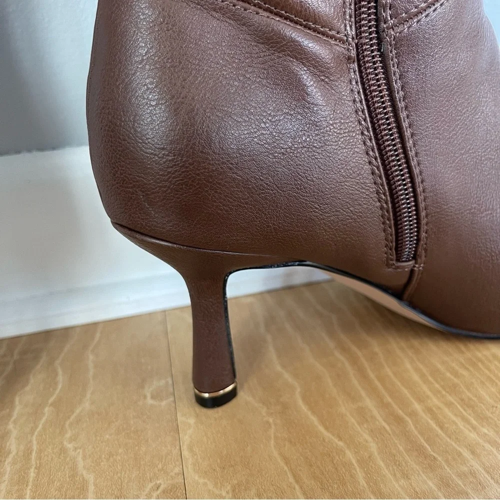 Meya Scrunch Boot Over the Knee Slouchy Stiletto Heels Sz 7